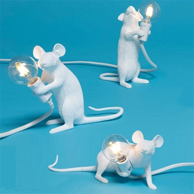 Nordic Creative Resin Mini Animal Mouse Light - NEXOVIA 